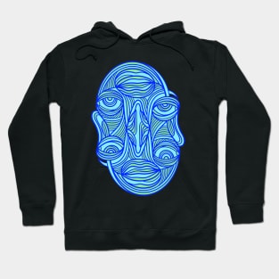 Upside down face Hoodie